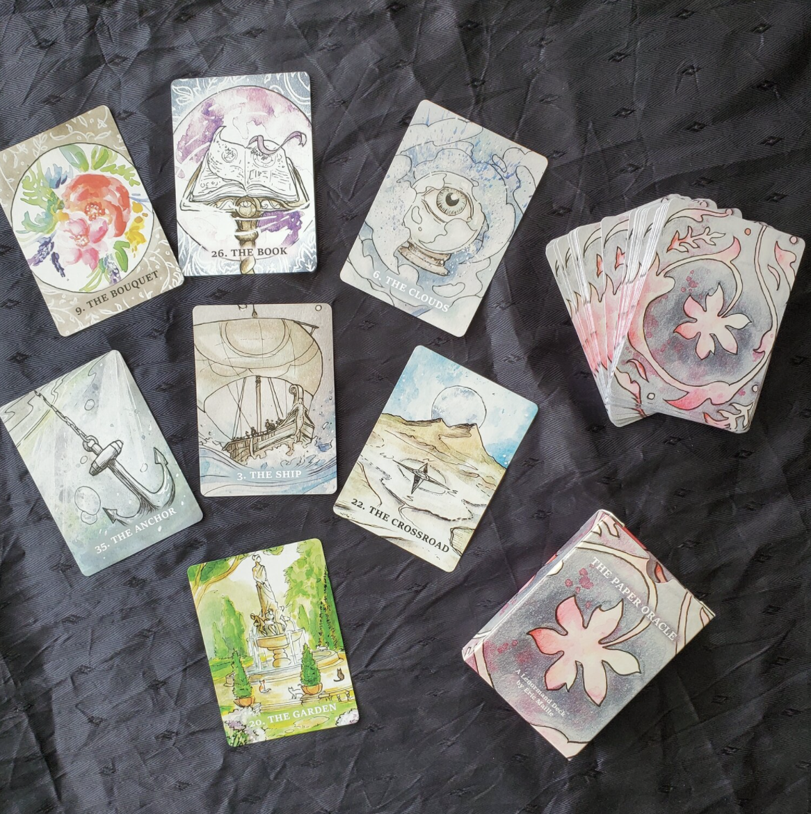 The Paper Oracle: A Lenormand Deck by Eric Maille